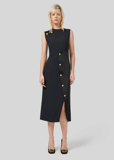 VERSACE Medusa Button Envers Satin Midi Dress outlook