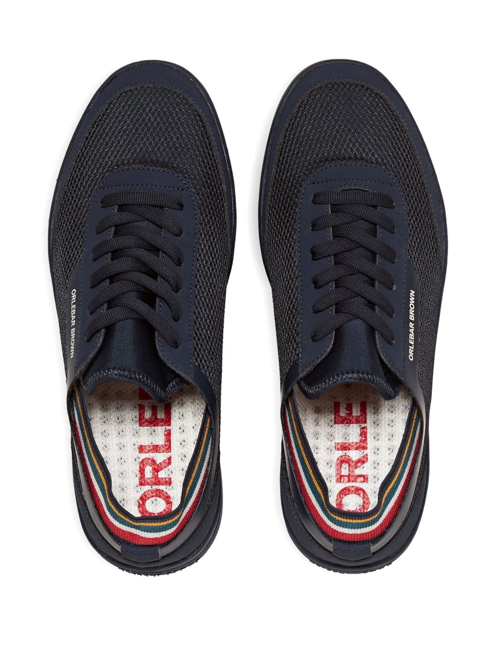 Larson mesh-panelled low-top sneakers - 2
