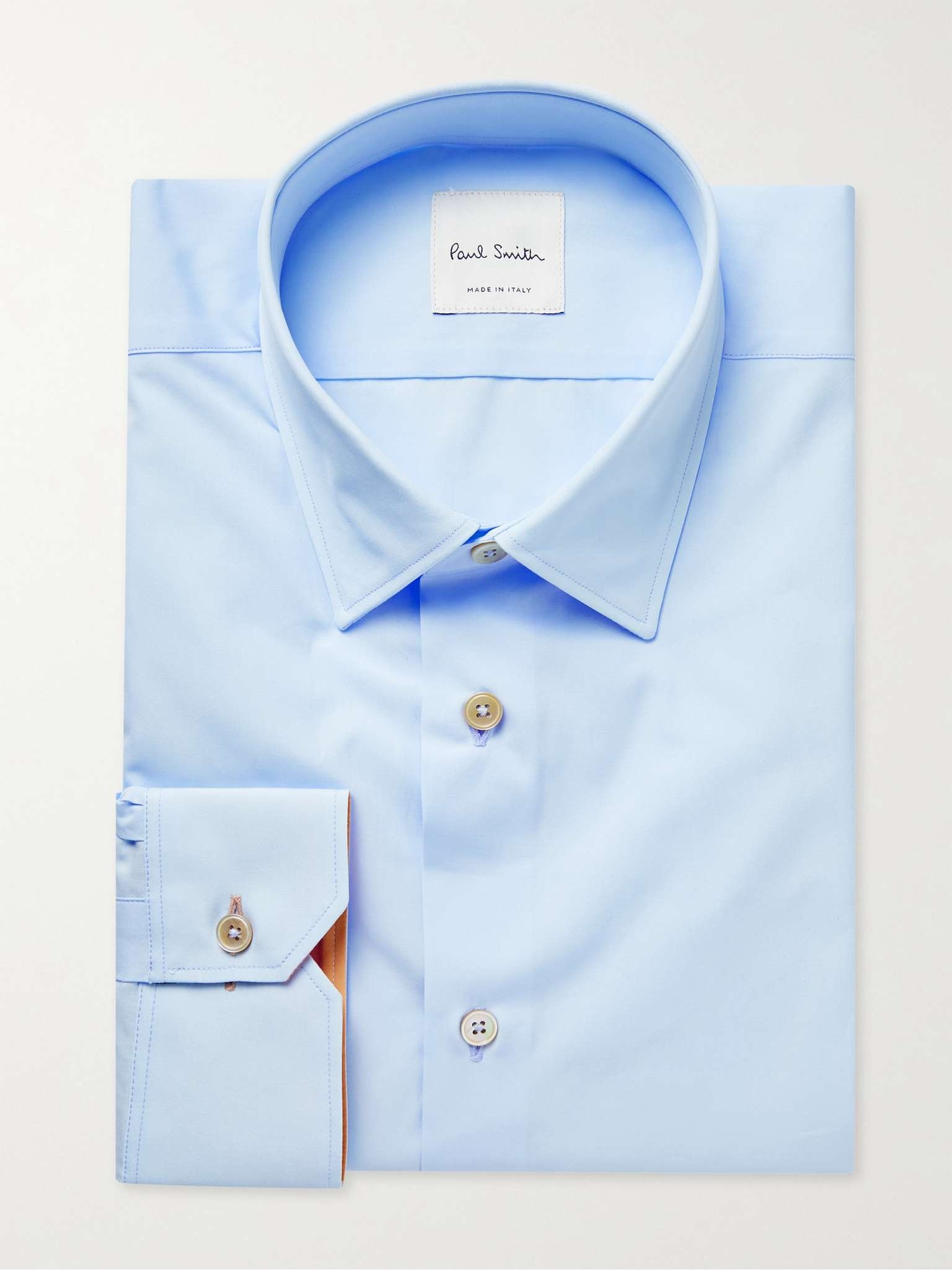 Soho Slim-Fit Cotton-Poplin Shirt - 1