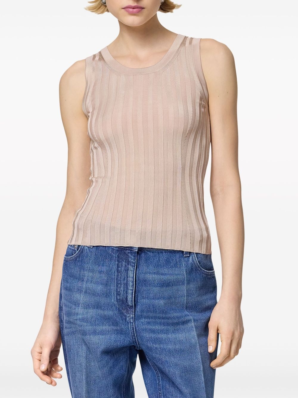knitted tank top - 3