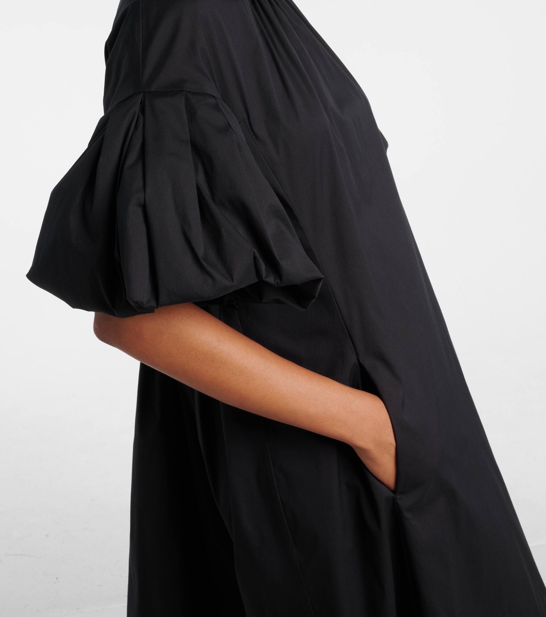Rose cotton-blend maxi dress - 5