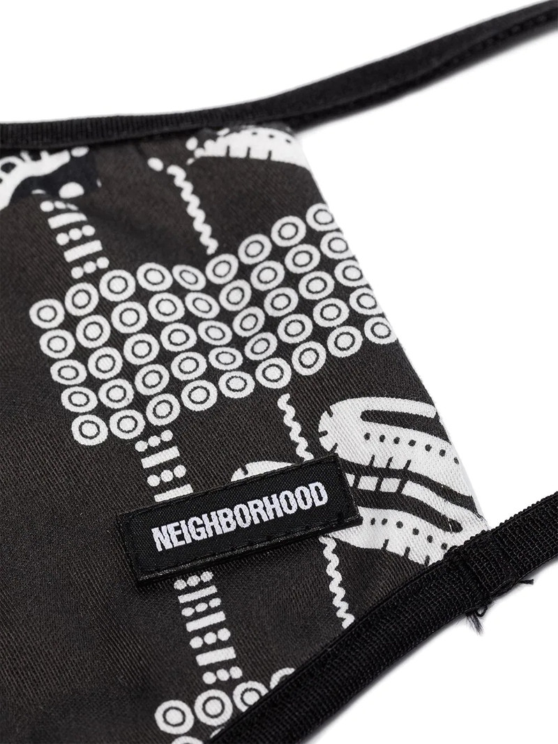 NEIGHBORHOOD two-tone face mask outlook