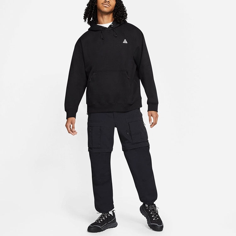 Nike ACG Casual Embroidered Logo hooded Pullover Long Sleeves Black CW4490-013 - 5