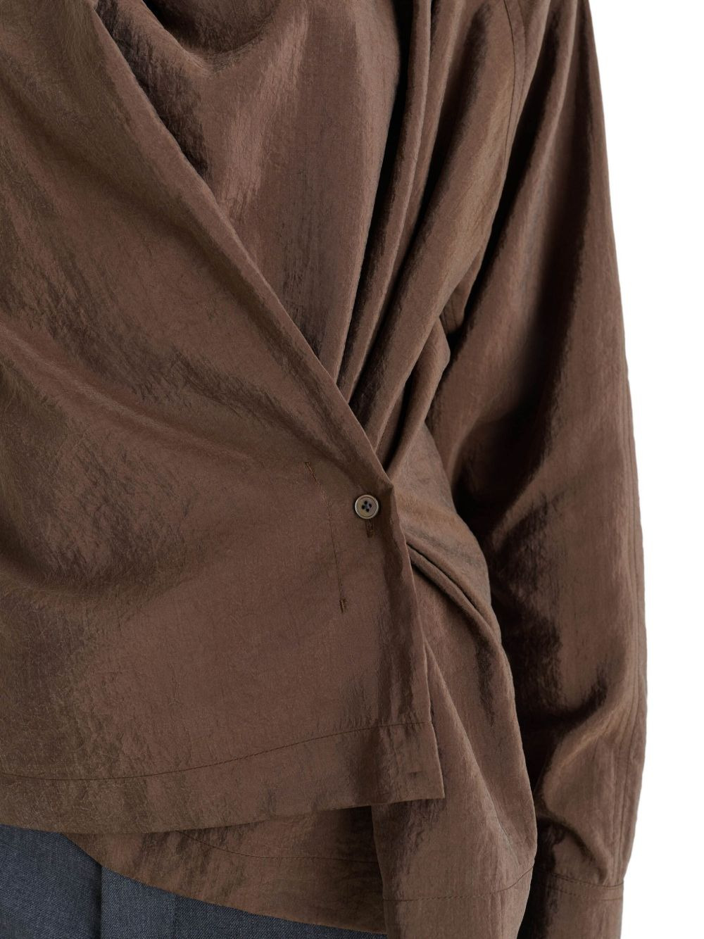 twisted pleat blouse - 5