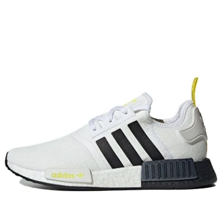 adidas NMD_R1 STLT Primeknit 'White Black Bright Yellow' FV2549 - 1