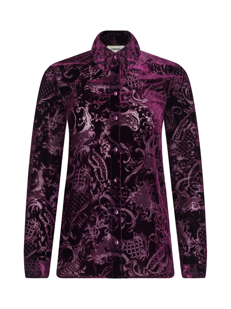 Laurent Velvet Blouse 1