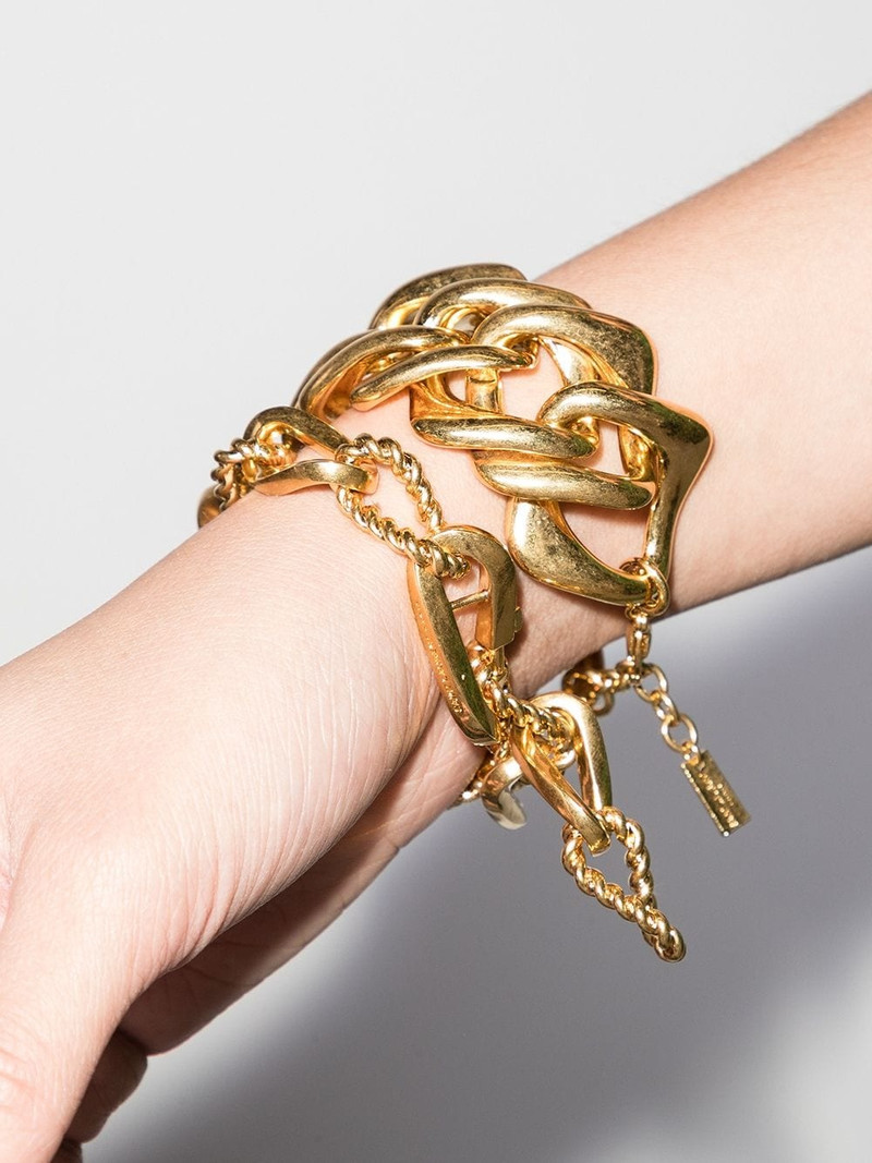 SAINT LAURENT chain-link bracelet outlook