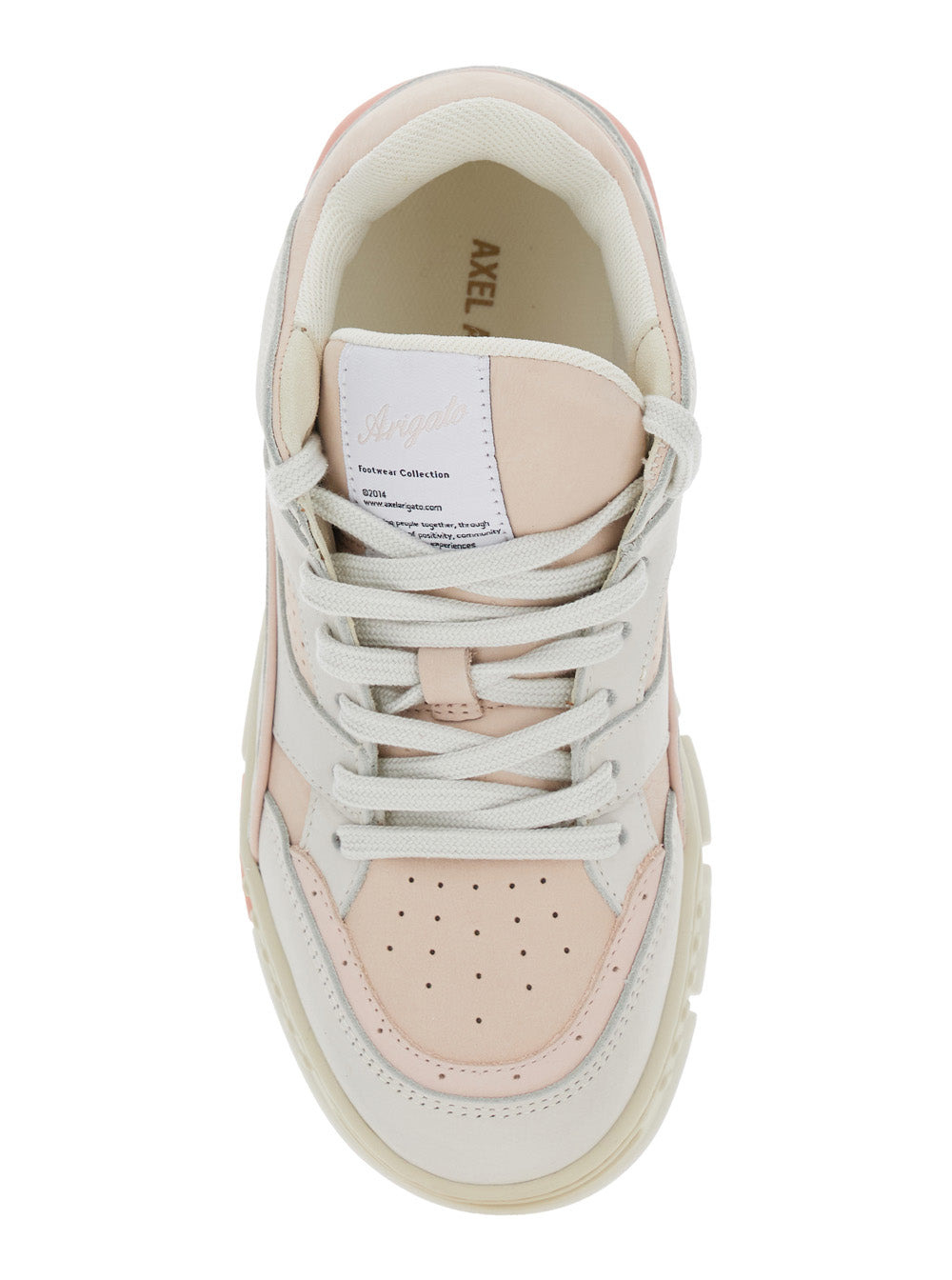Axel Arigato Women 'Area Lo' Pink Low Top Sneakers With Logo Patch On The Tongue And Chunky Sole In  - 4