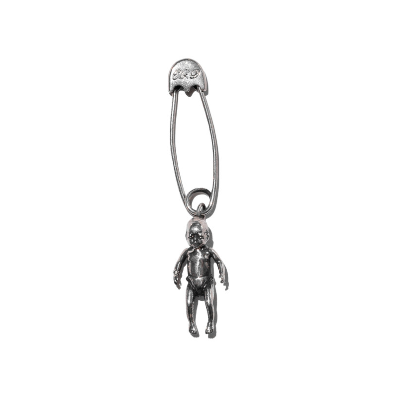 Crack Baby Safety Pin Earring 1
