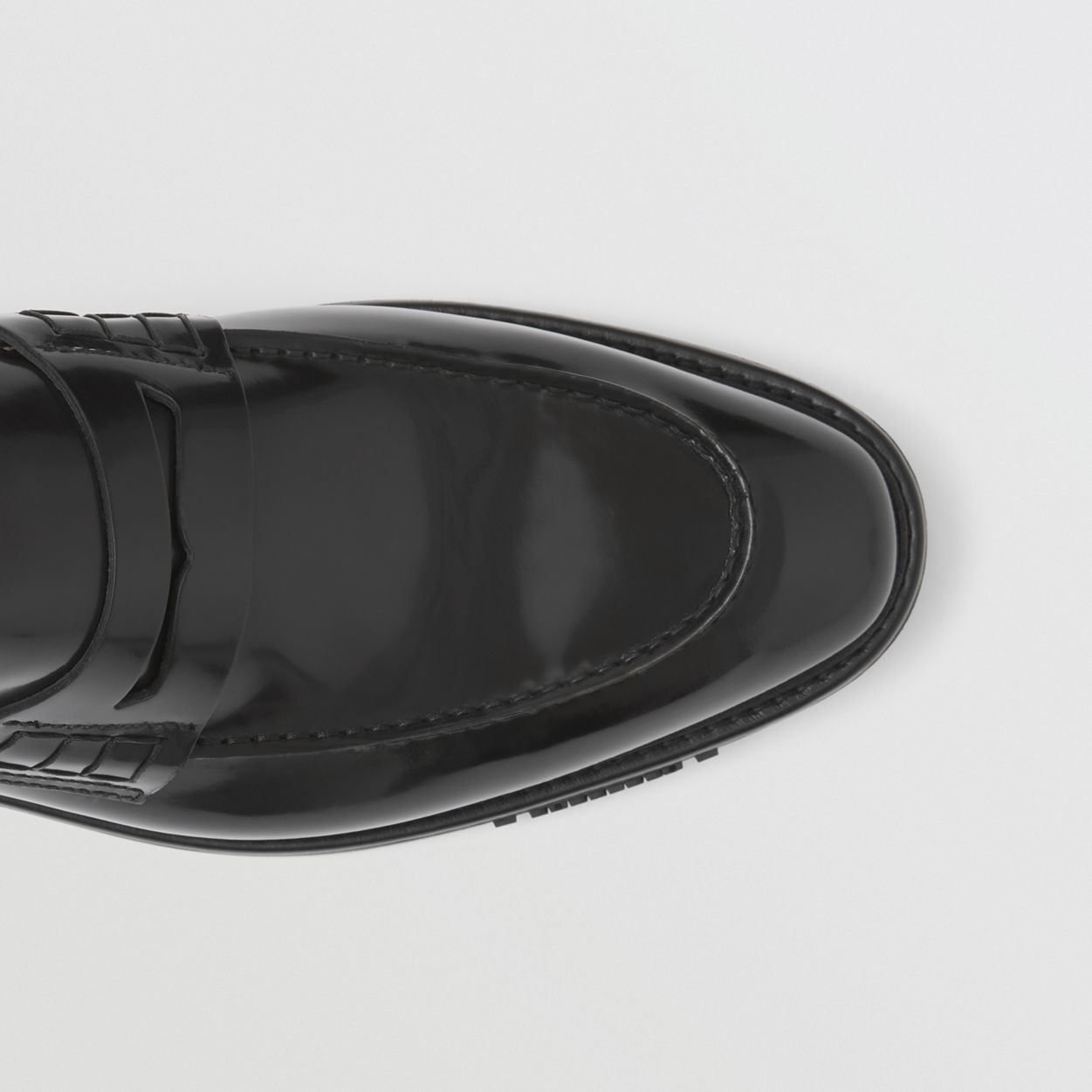 Leather Penny Loafers - 4