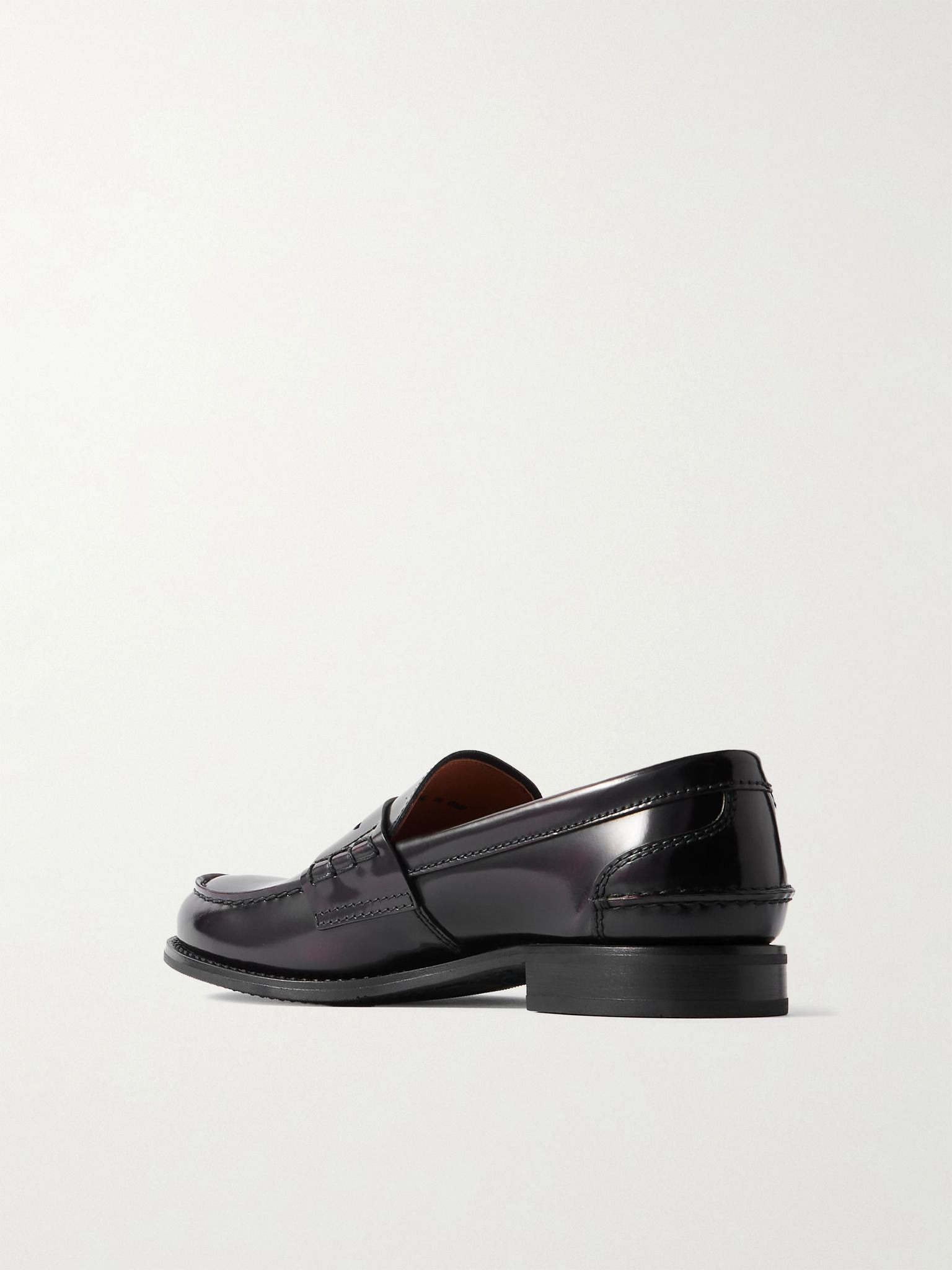 Pembrey W leather loafers Burgundy - 3