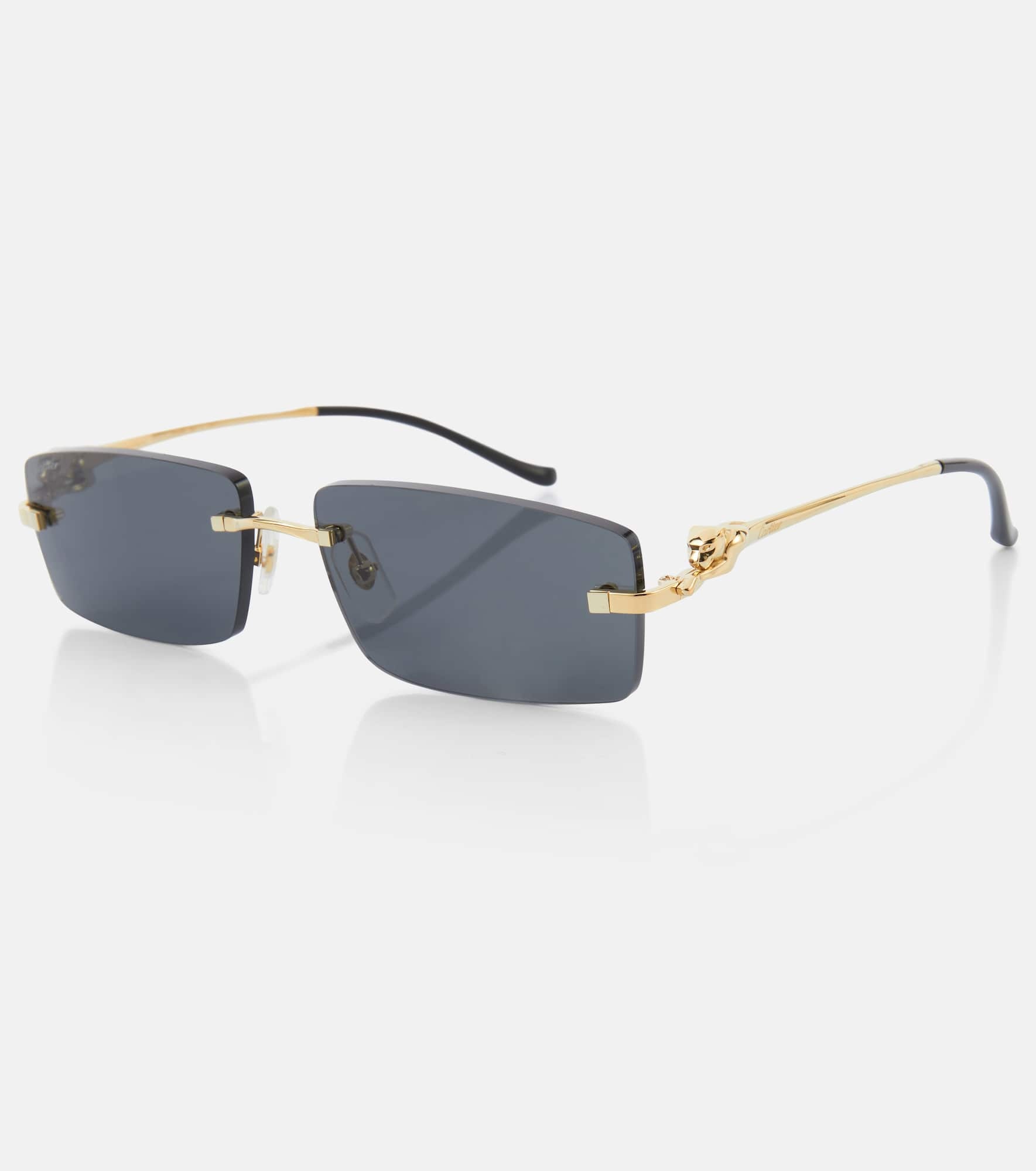 Panthère De Cartier rectangular sunglasses - 4