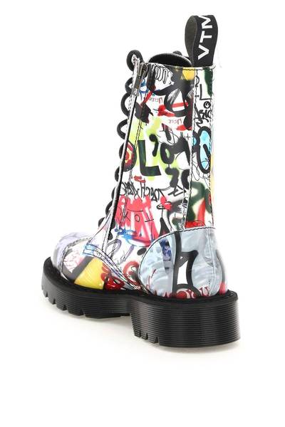 VETEMENTS GRAFFITI LACE-UP BOOTS outlook