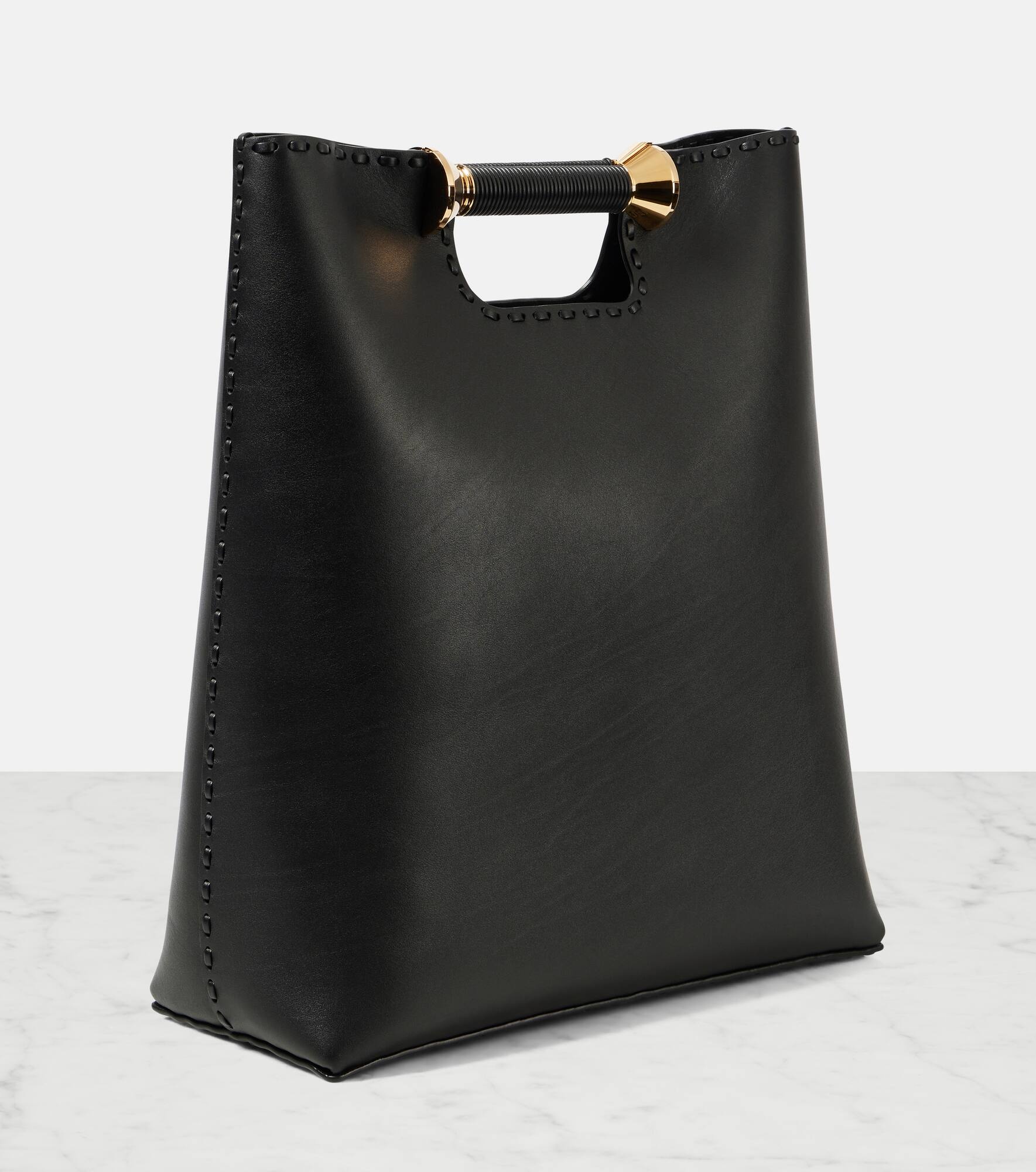 Bobine leather tote bag - 4