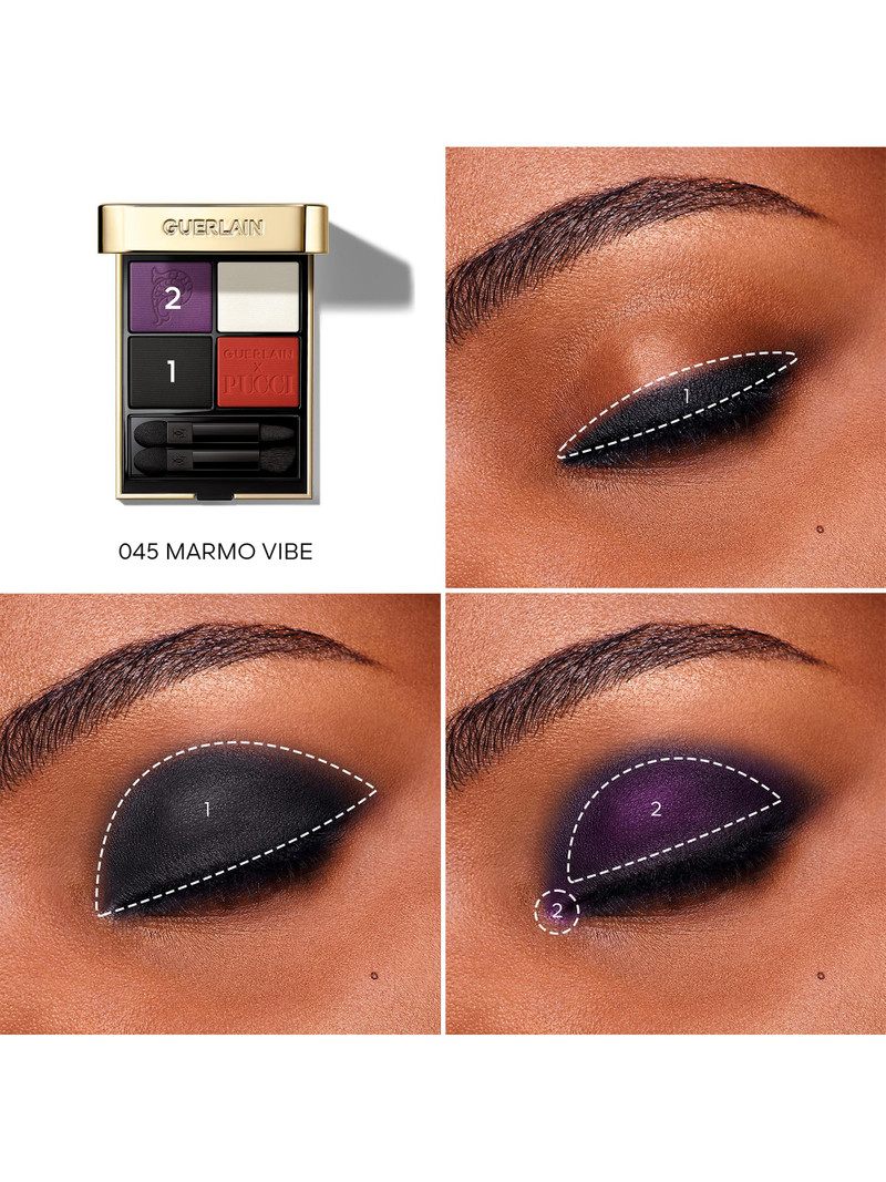 Women's Pucci x Guerlain Ombres G Marmo Vibe Eyeshadow Quad - 045 Marmo Vibe 5