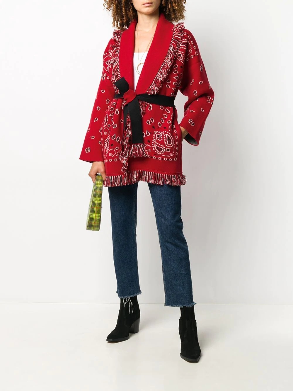 La Scala bandanna-print cardigan - 2