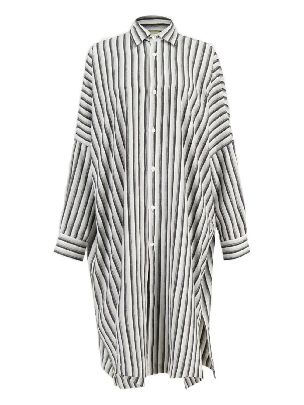 stripe long-sleeve shirt - 1