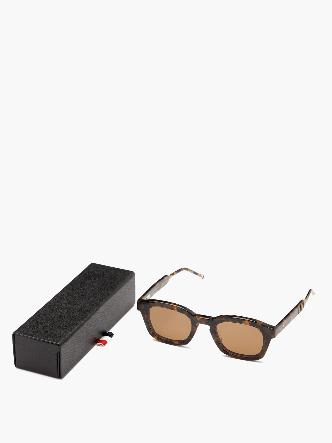 D-frame tortoiseshell-acetate sunglasses - 5