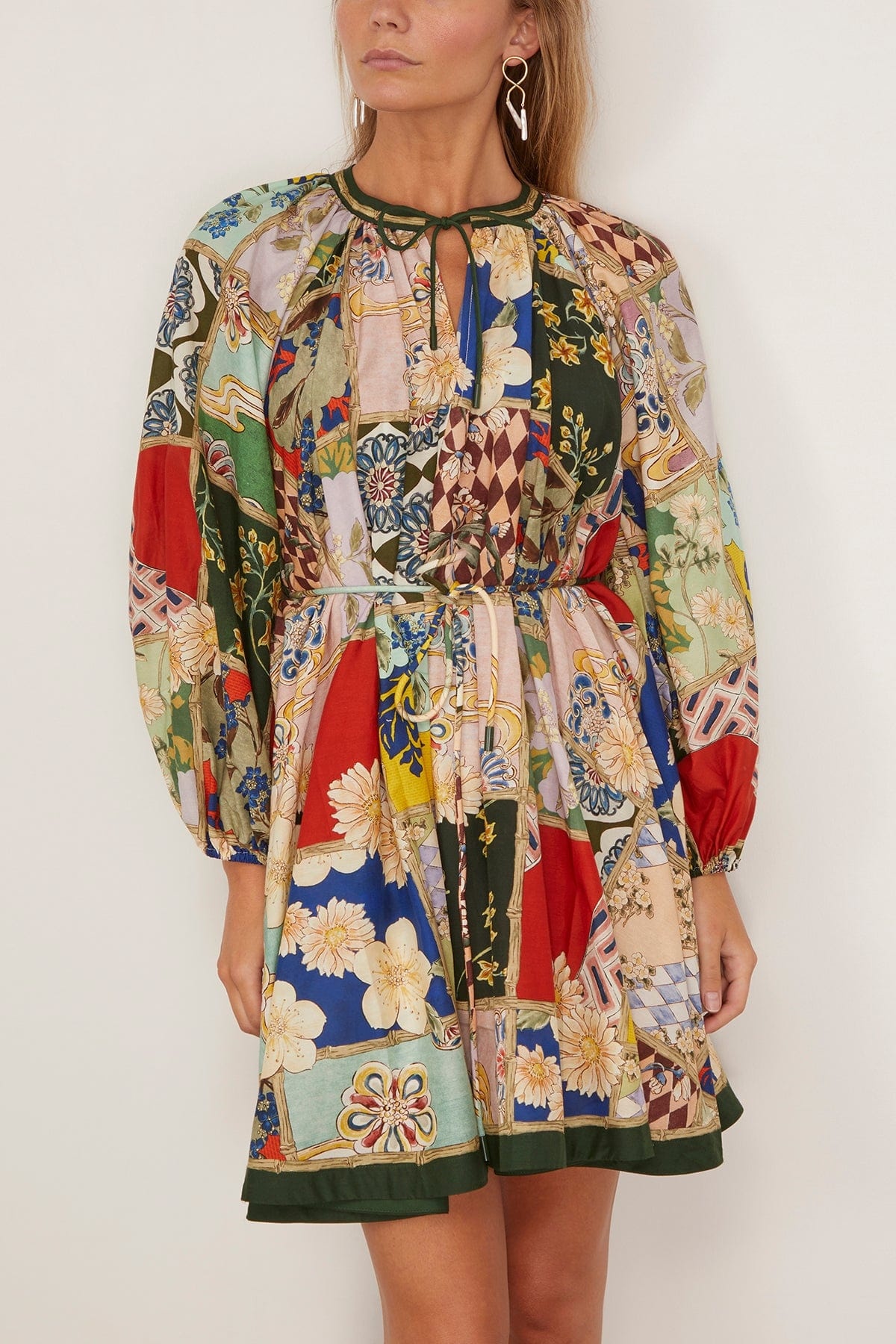 Bianca Mini Dress in Multi - 3