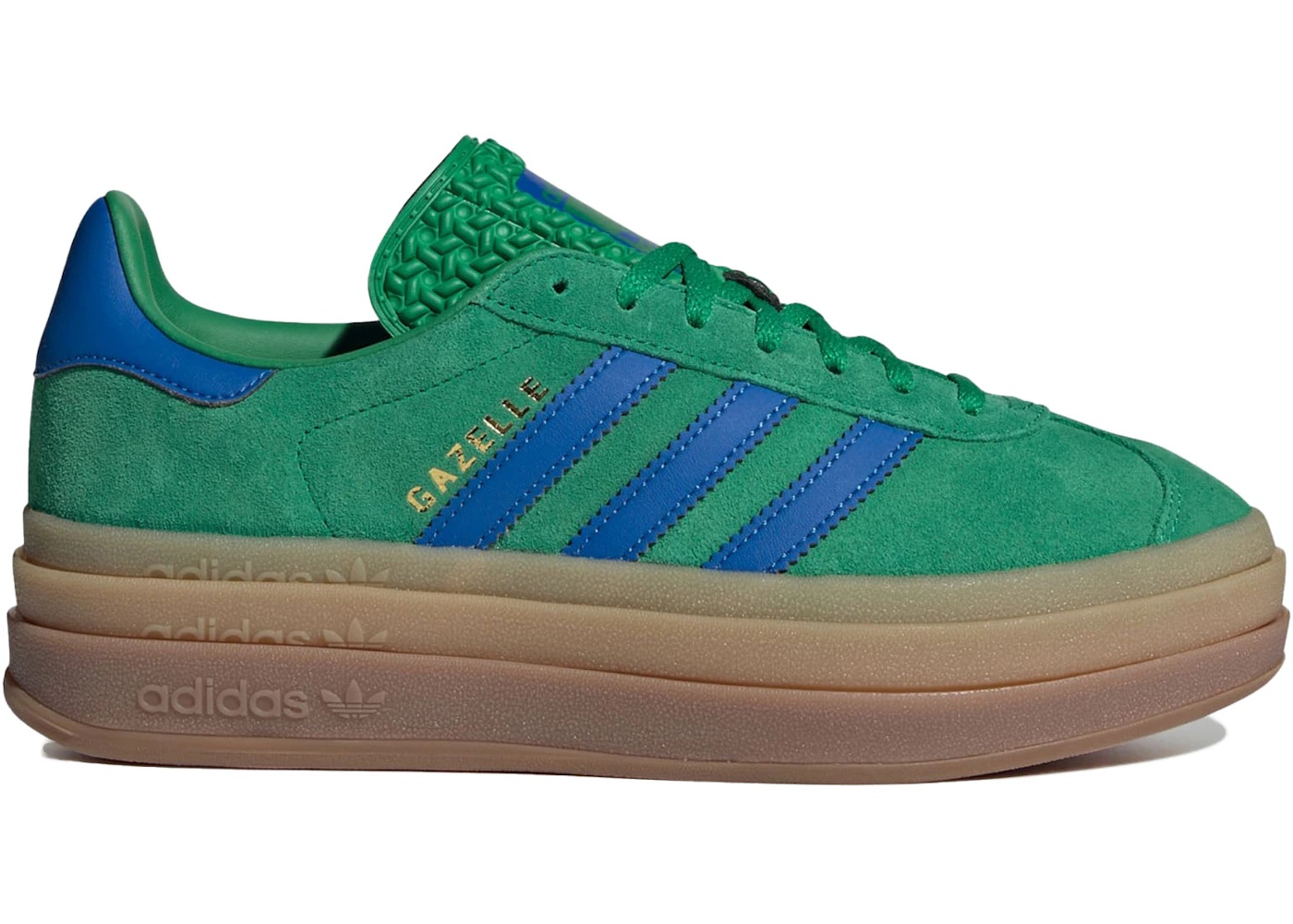 adidas Gazelle Bold Green Blue Gum (Women's) - 1