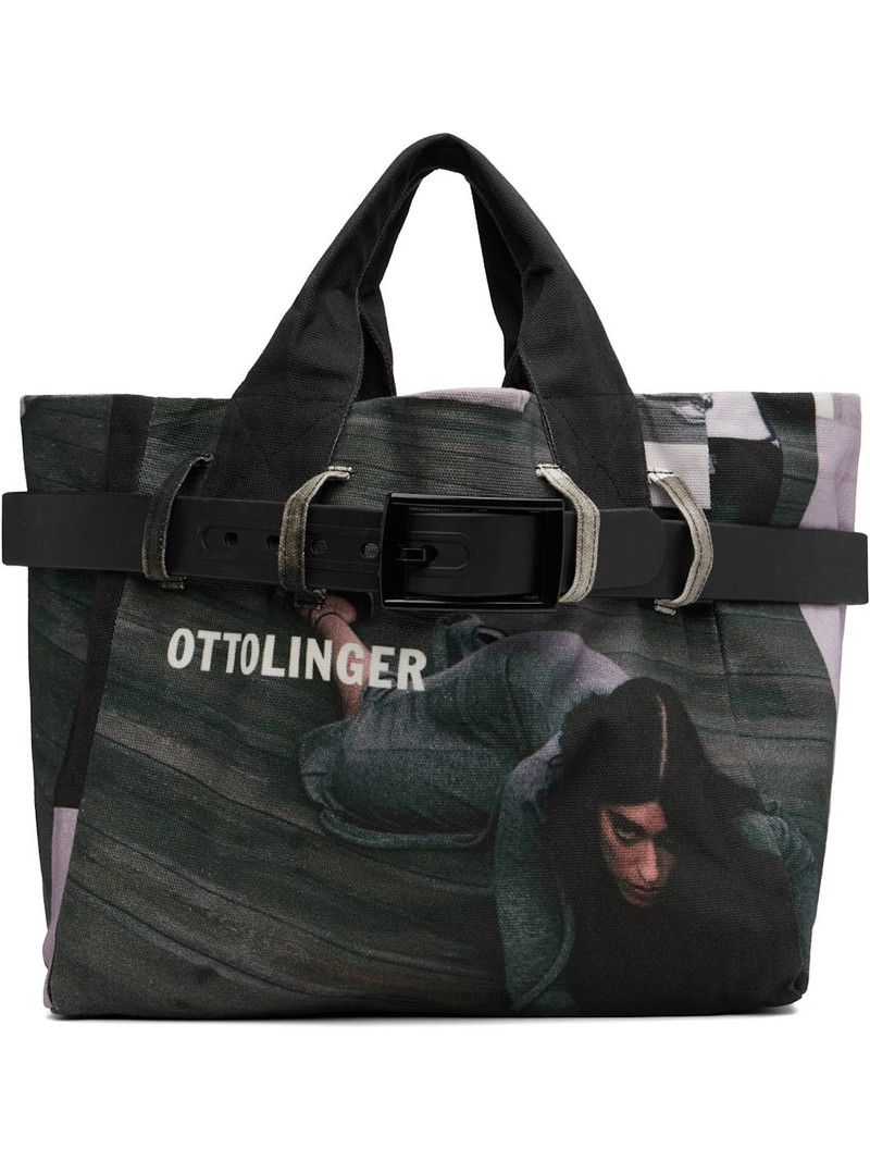 Multicolor Maxi Belted Tote 1