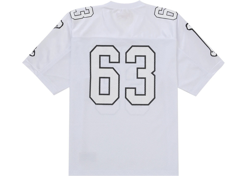 Supreme Supreme Bones Football Jersey White outlook