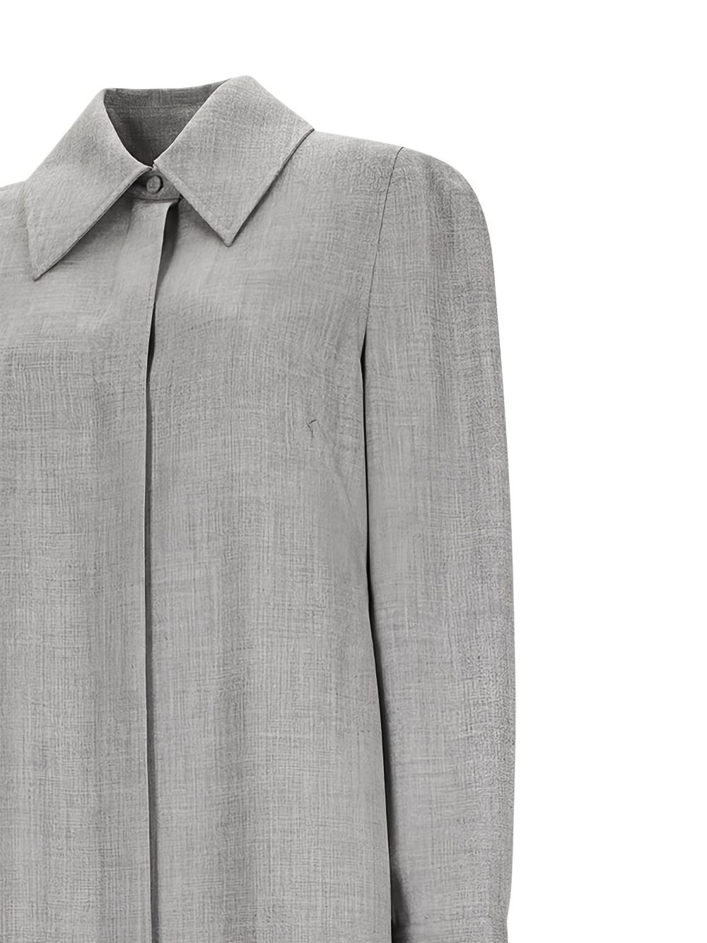 collared long-sleeve dress - 3