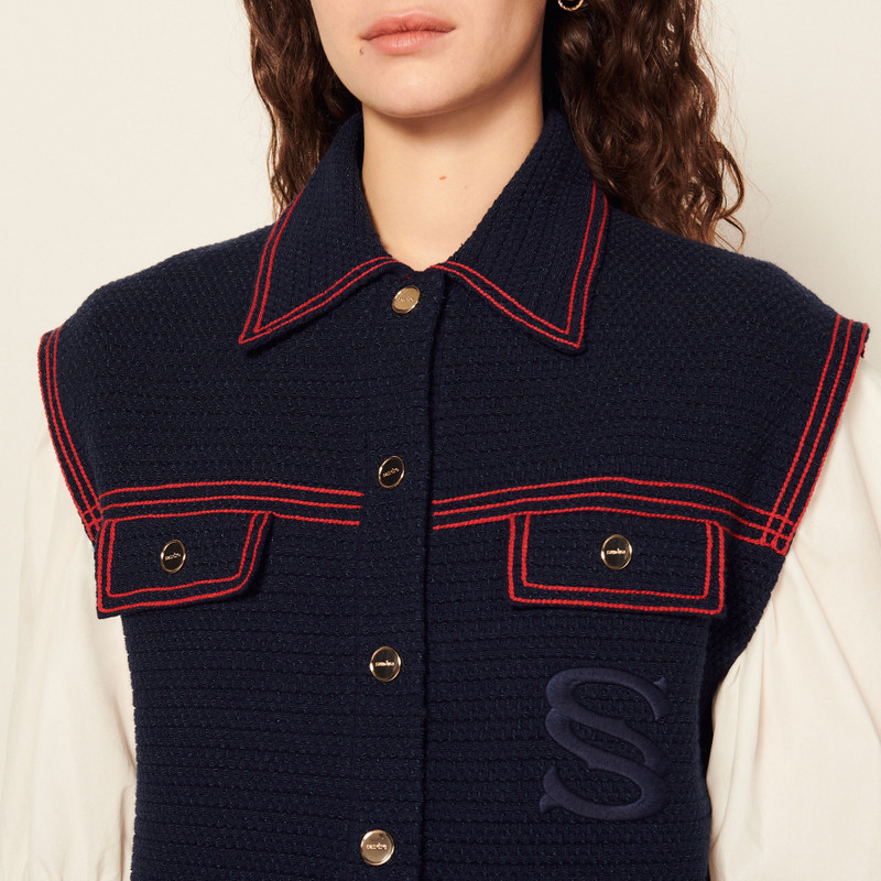 Sleeveless coatigan 5