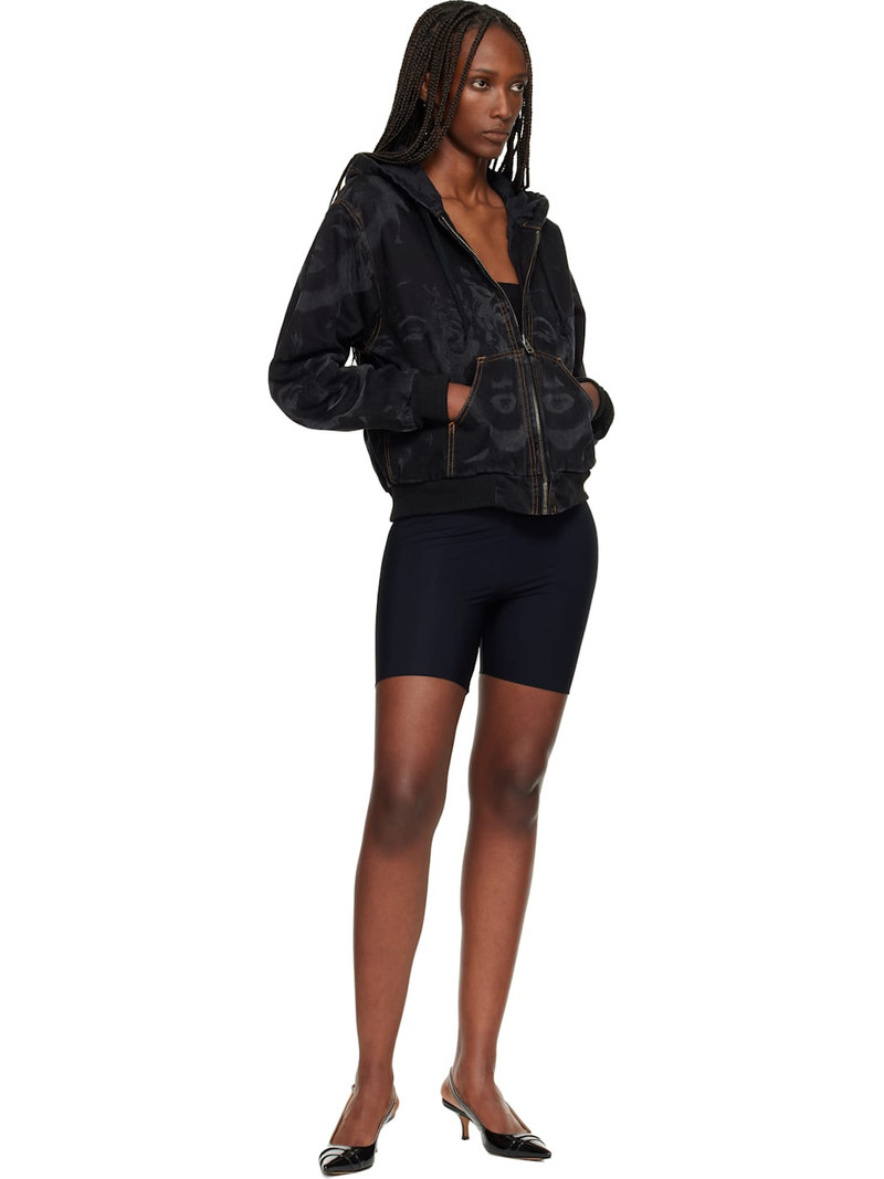 VAQUERA Black Marilyn Workwear Denim Jacket outlook