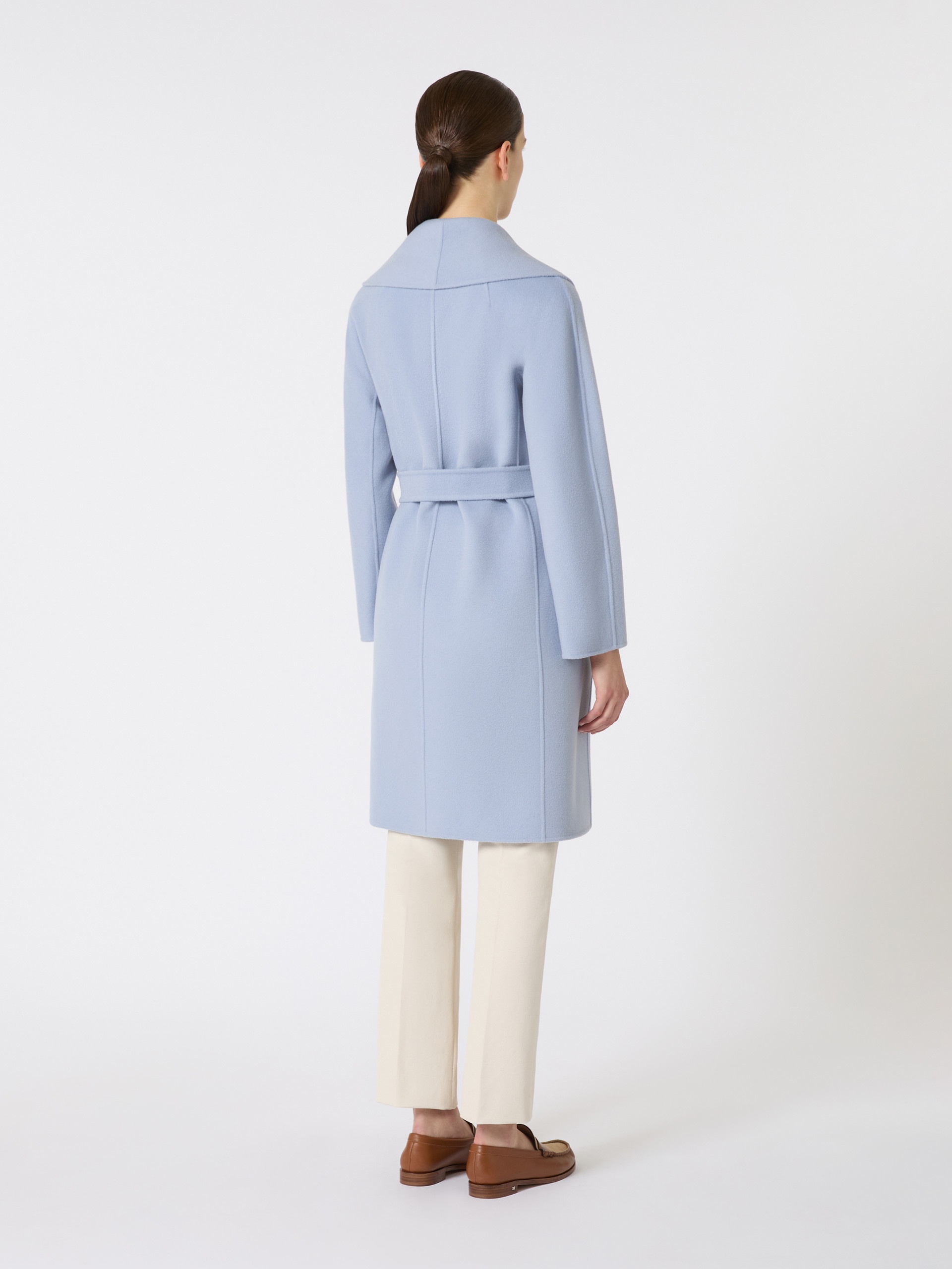 MESSI Double-faced wool robe coat - 4