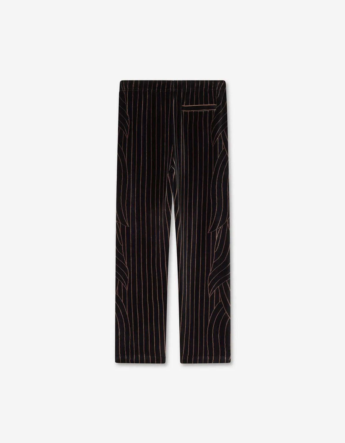 Kenzo Leaf Stripe Black Velvet Track Pants - 2