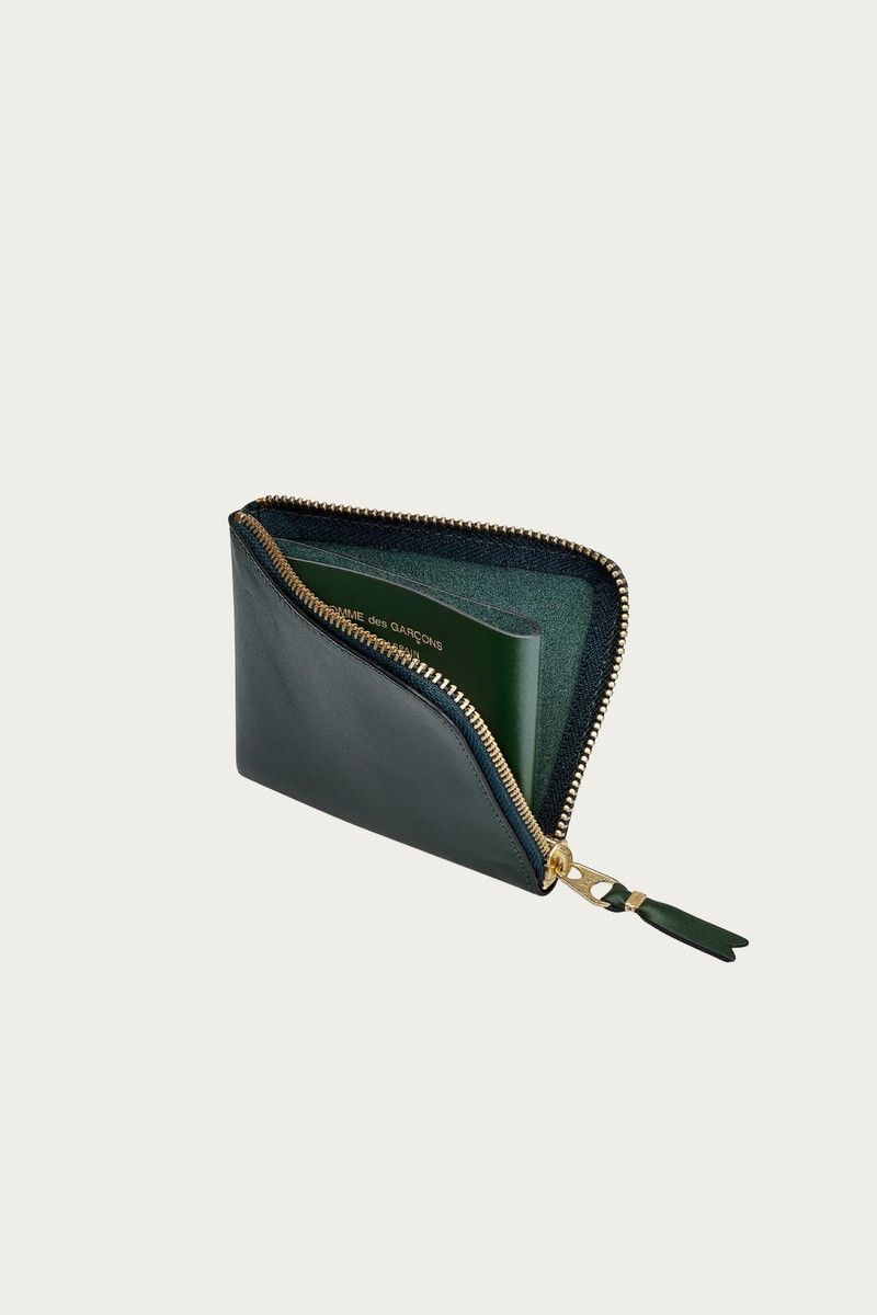 Comme Des Garçons Zip-Around Wallet - Bottle Green outlook
