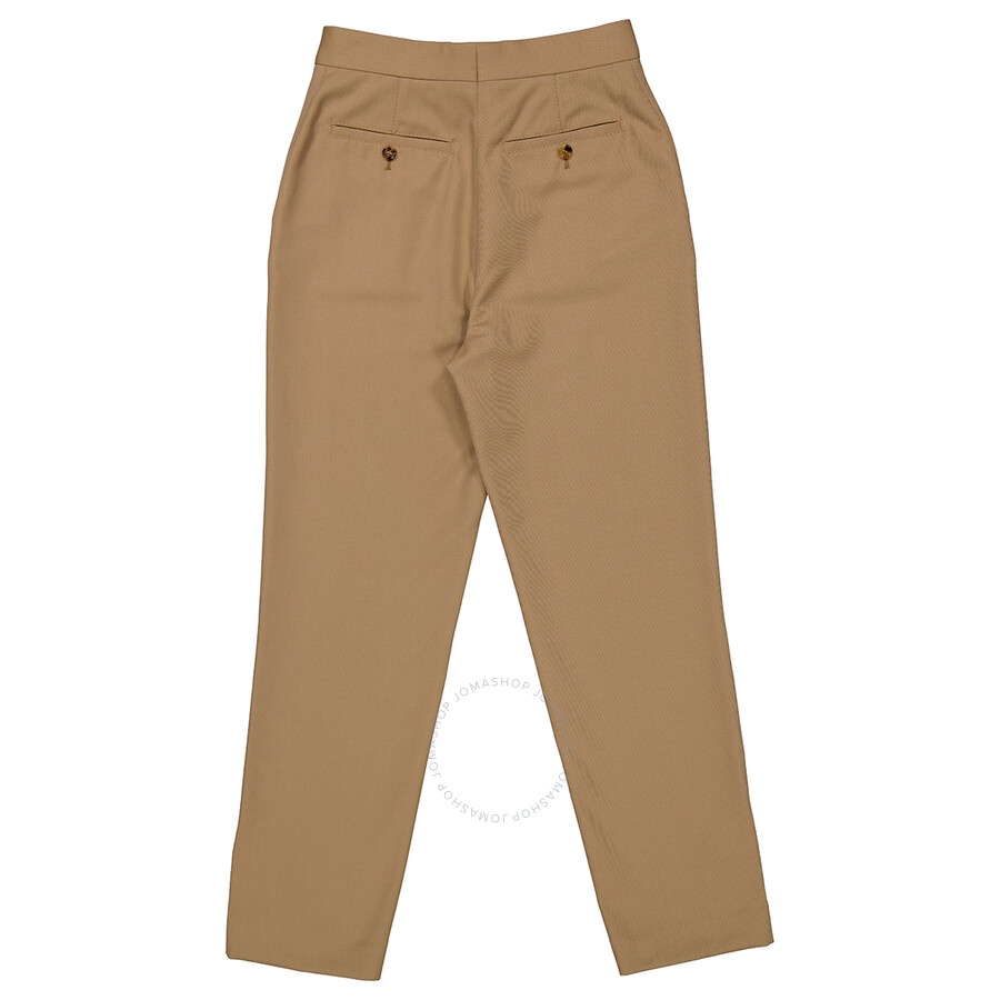 Burberry Straight Fit Wool Blend Tailored Trousers - 2