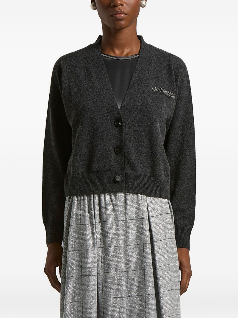 button embellished cardigan 1