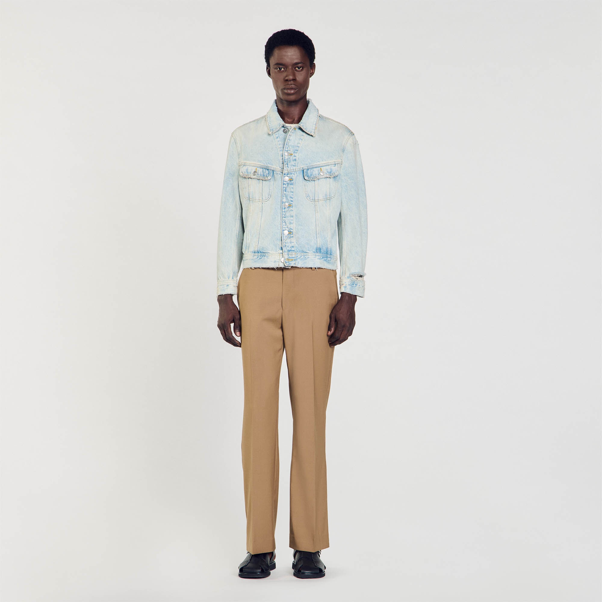 FADED DENIM JACKET - 3