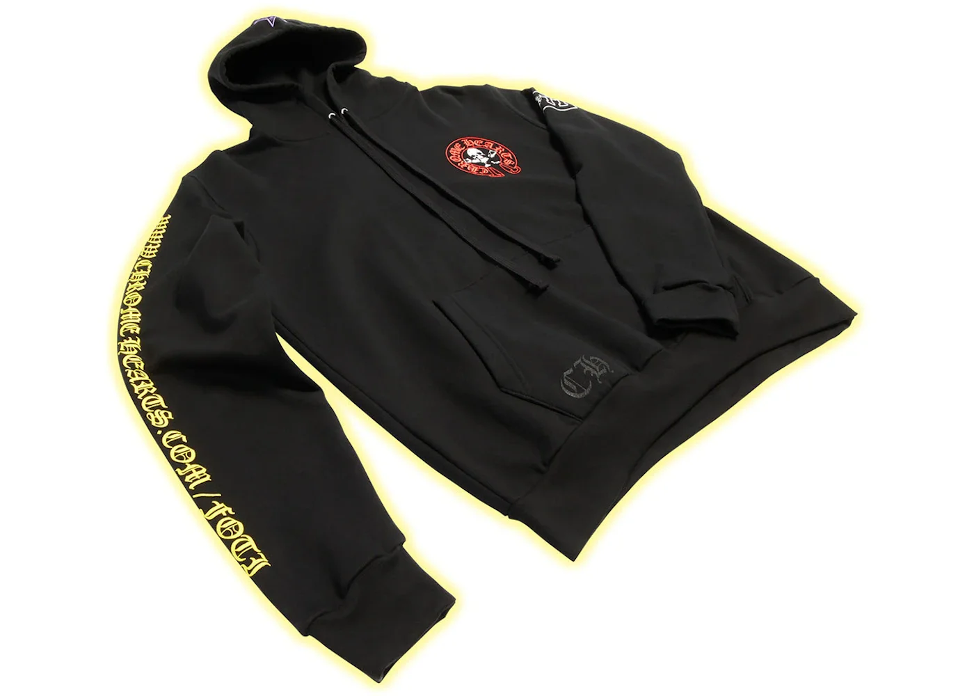 Chrome Hearts .com FOTI Hoodie Black - 1