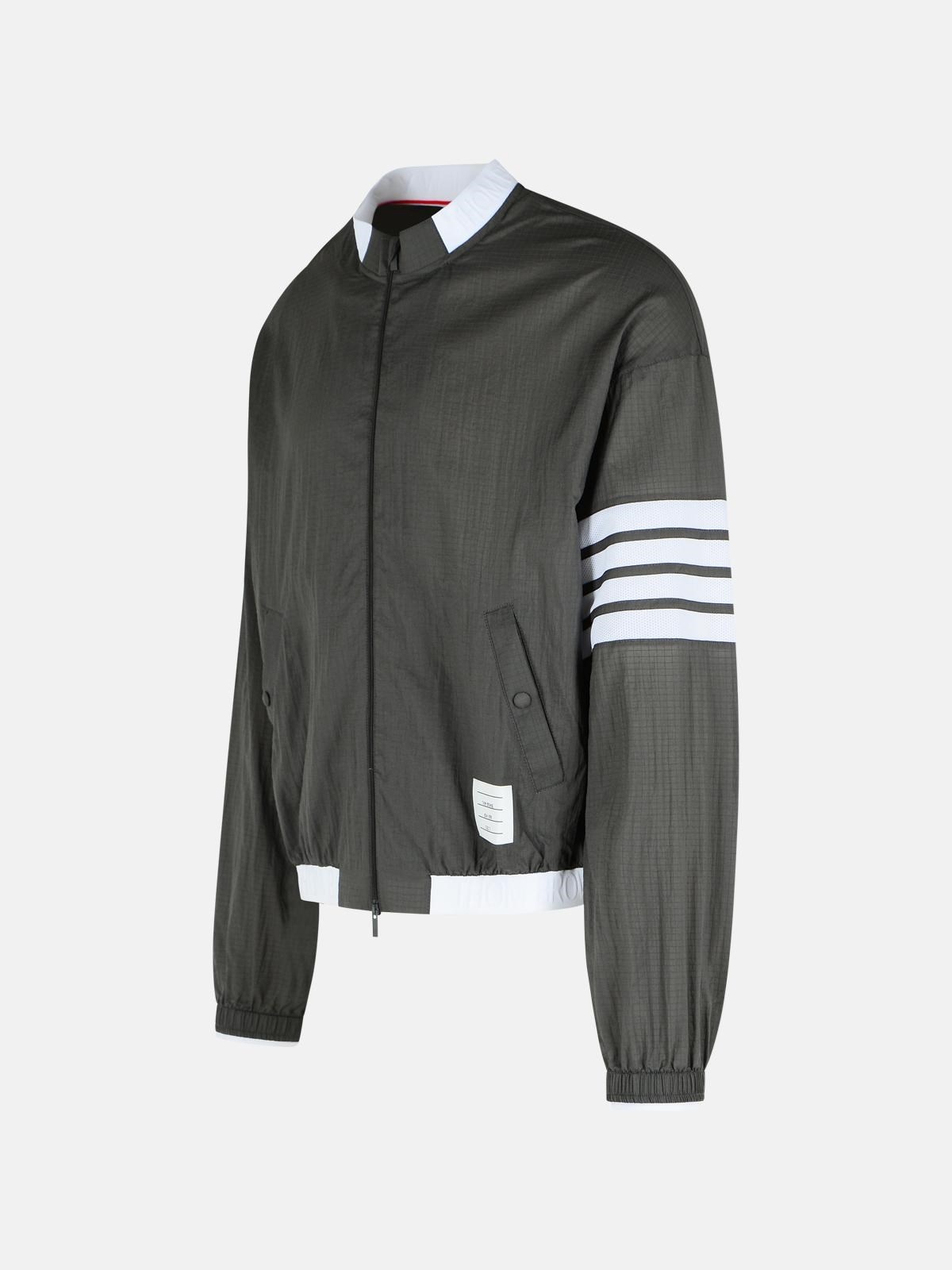 '4 BAR' GREY POLYESTER JACKET - 2