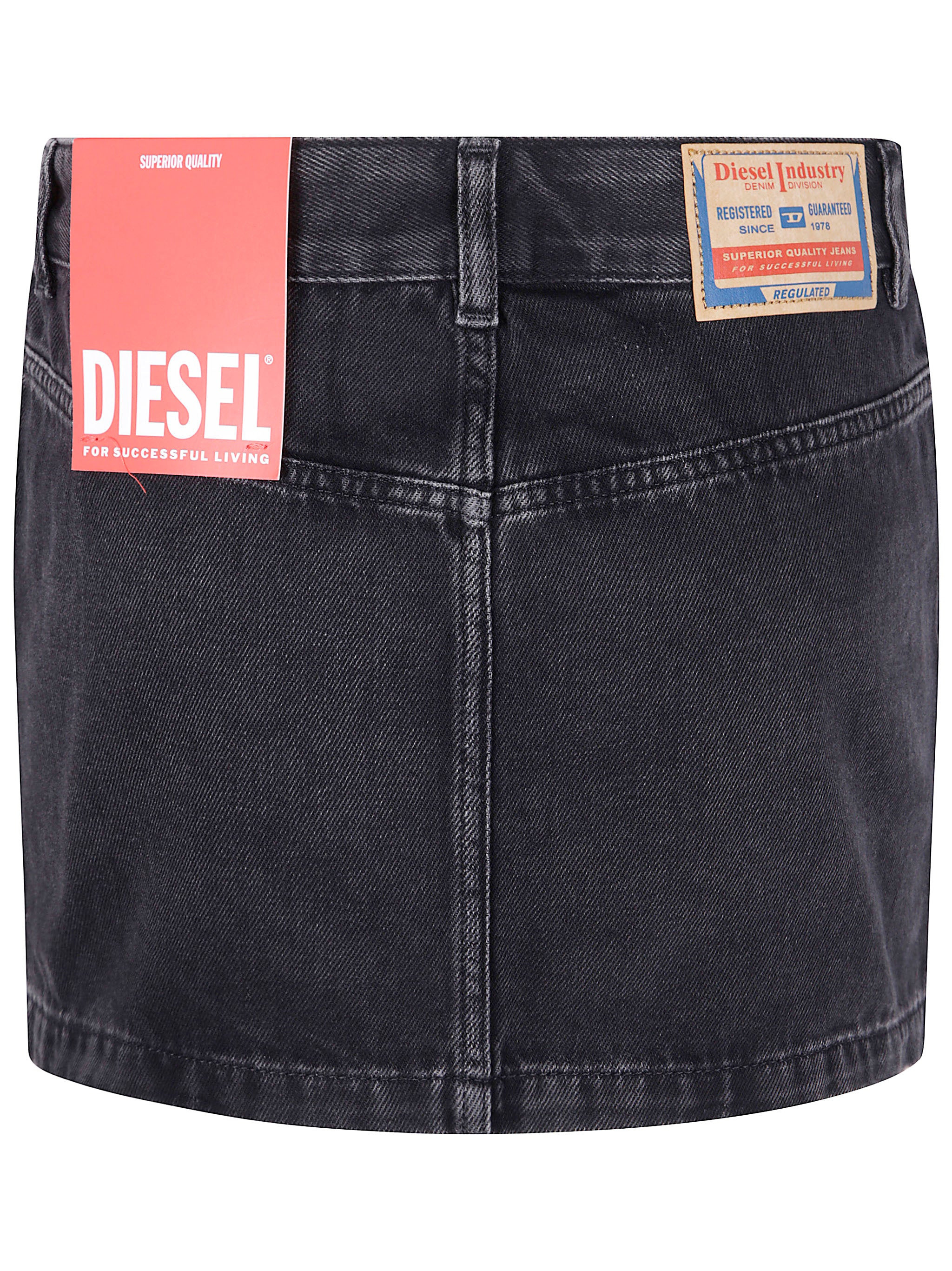 Diesel Women "Ron" Mini Denim Skirt - 2