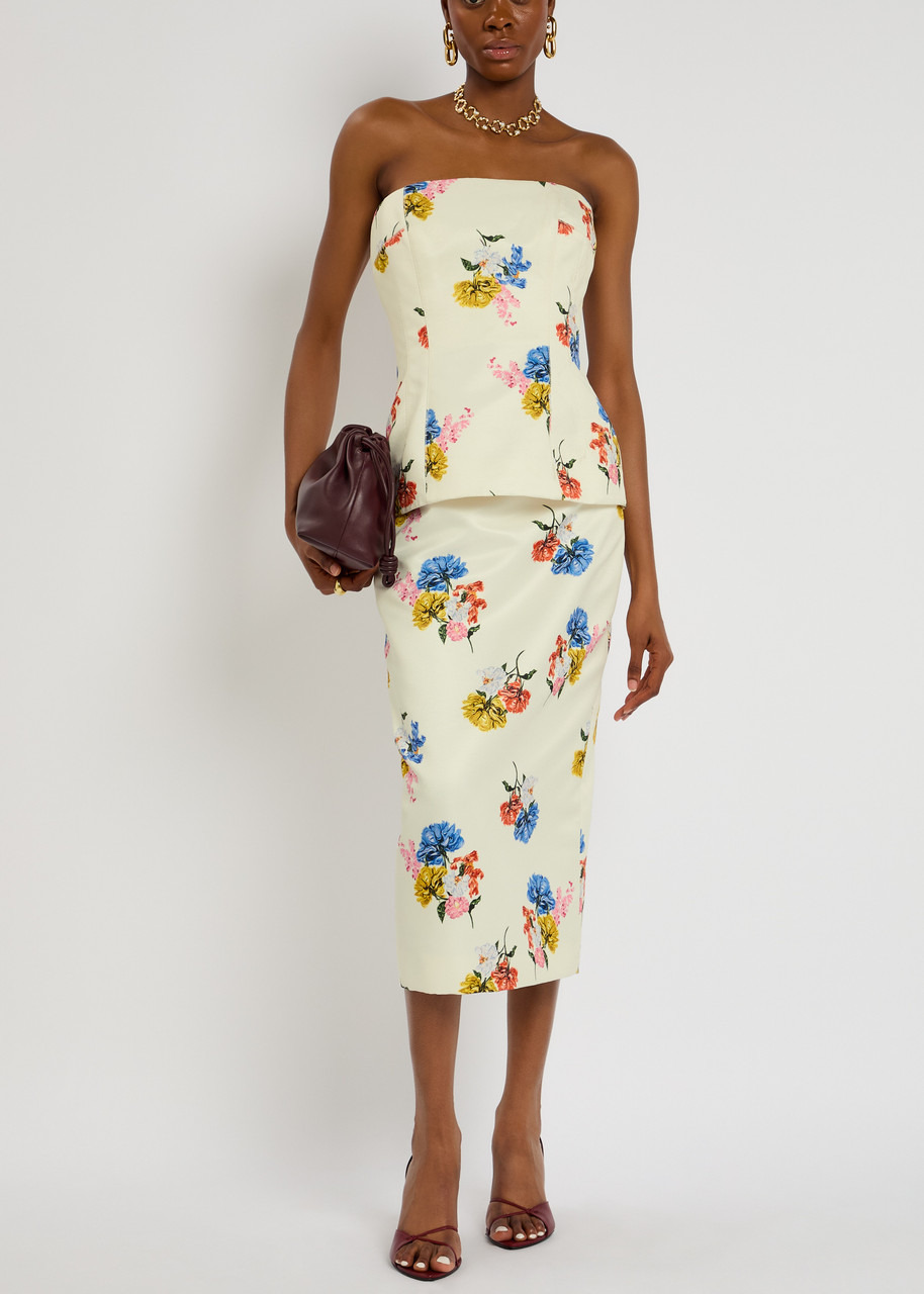 Emilia Wickstead Kerina Printed Faille top - 4