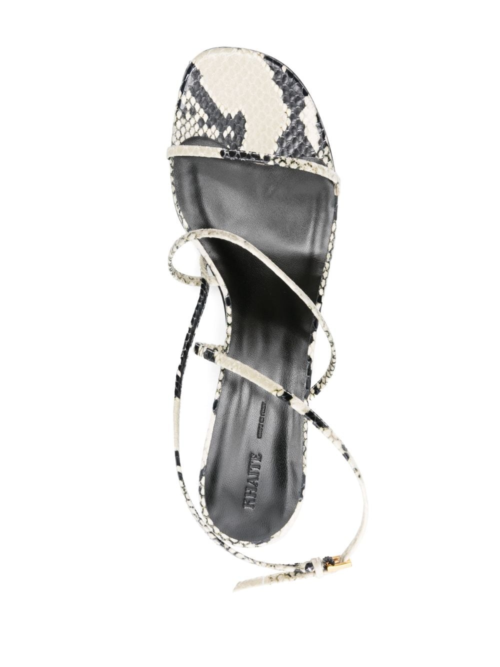 35mm snakeskin-print sandals - 4