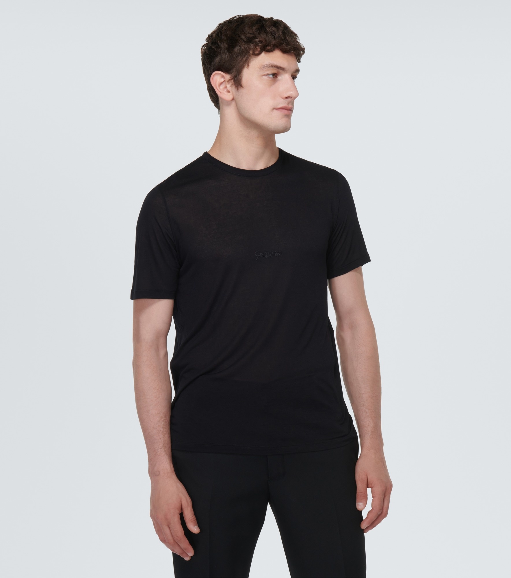 Logo embroidered T-shirt - 3