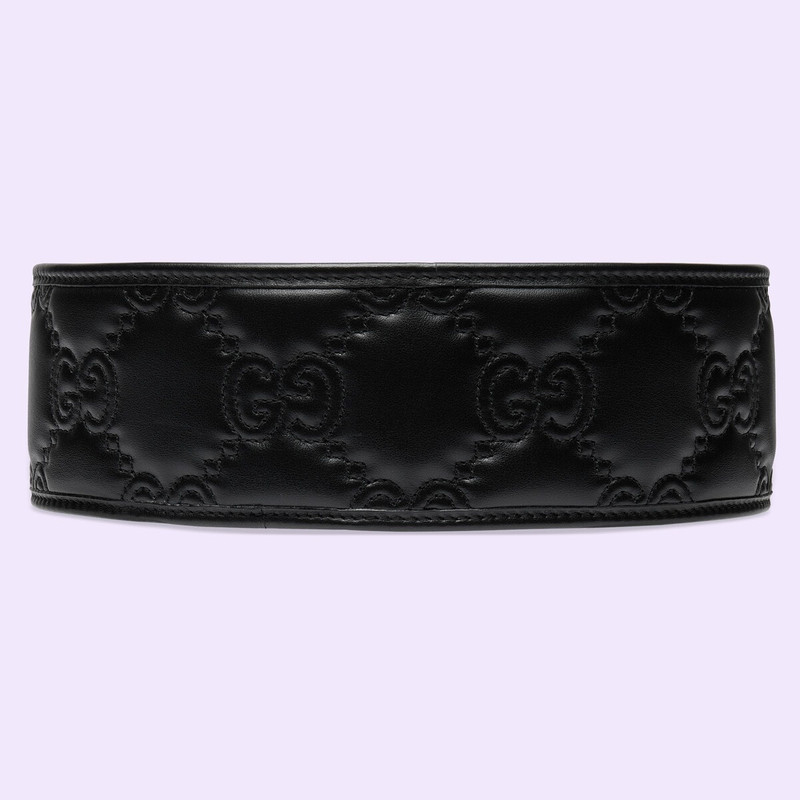 GG Matelassé wide belt 4
