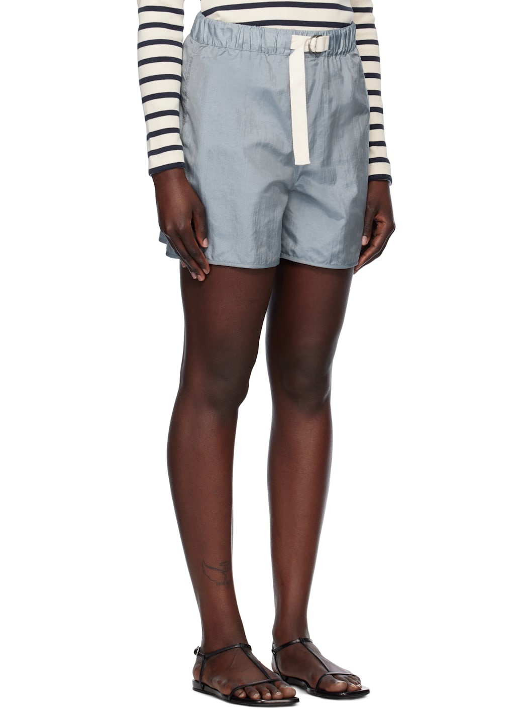 Blue Regular Fit Shorts - 2