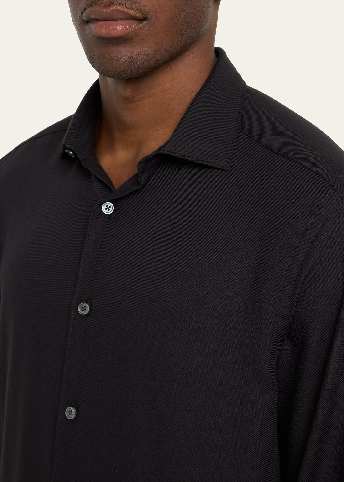 Men's Cashco Cashmere-Cotton Sport Shirt - 5