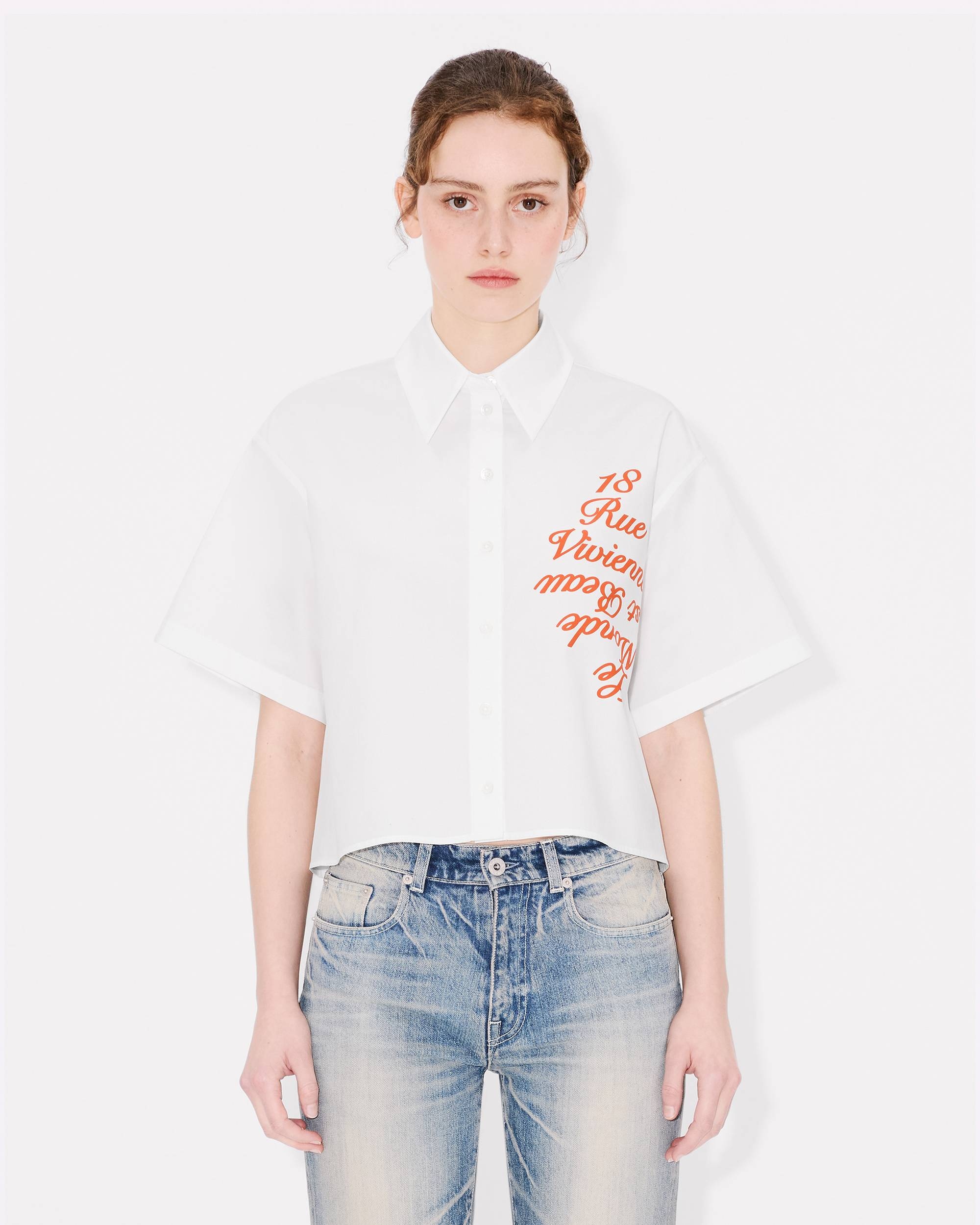 'KENZO Varsity' shirt in poplin cotton - 3