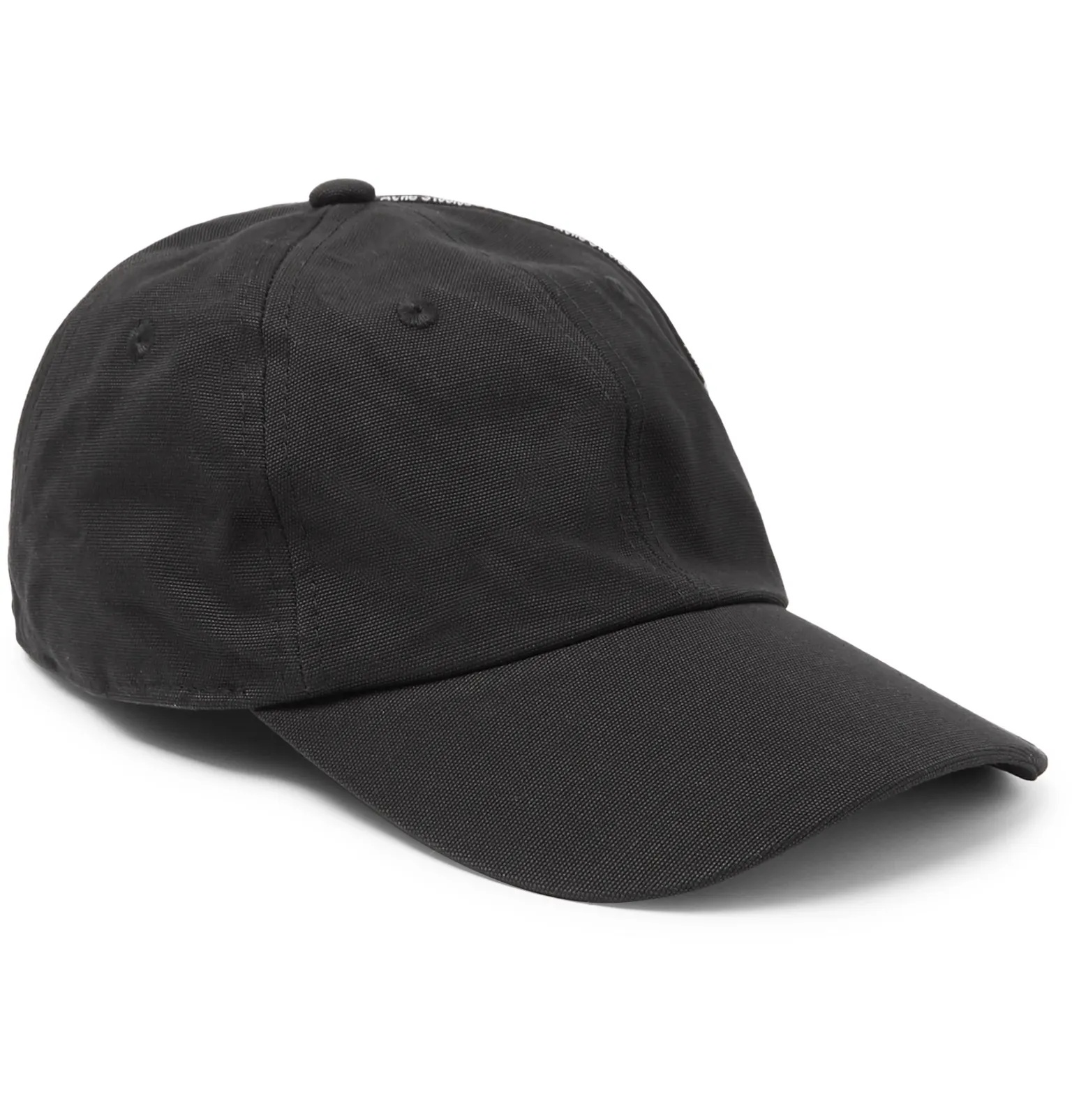 Logo-Piped Cotton-Canvas Baseball Cap - 1