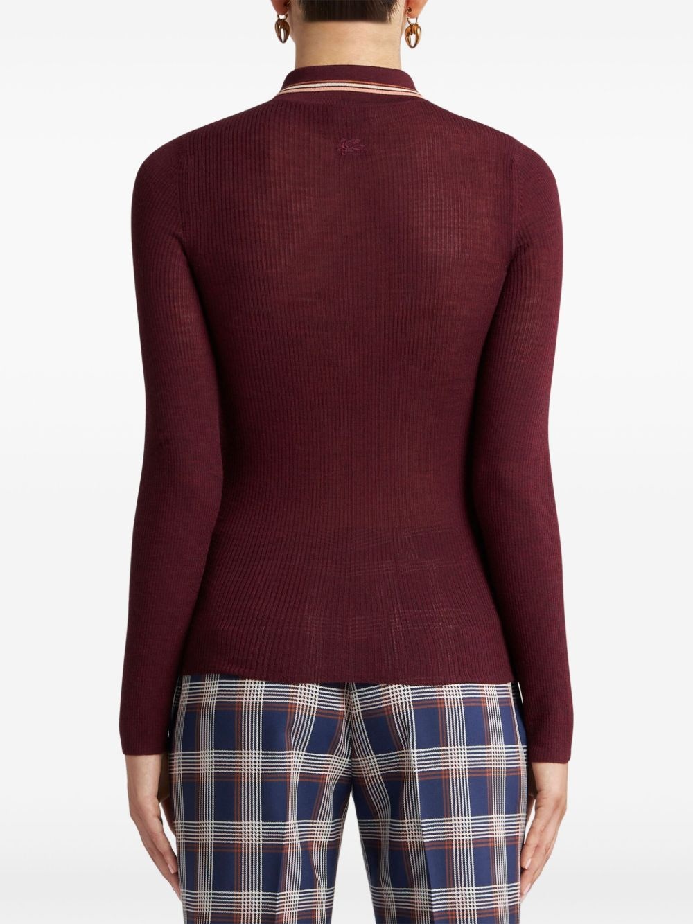 jacquard polo shirt - 3