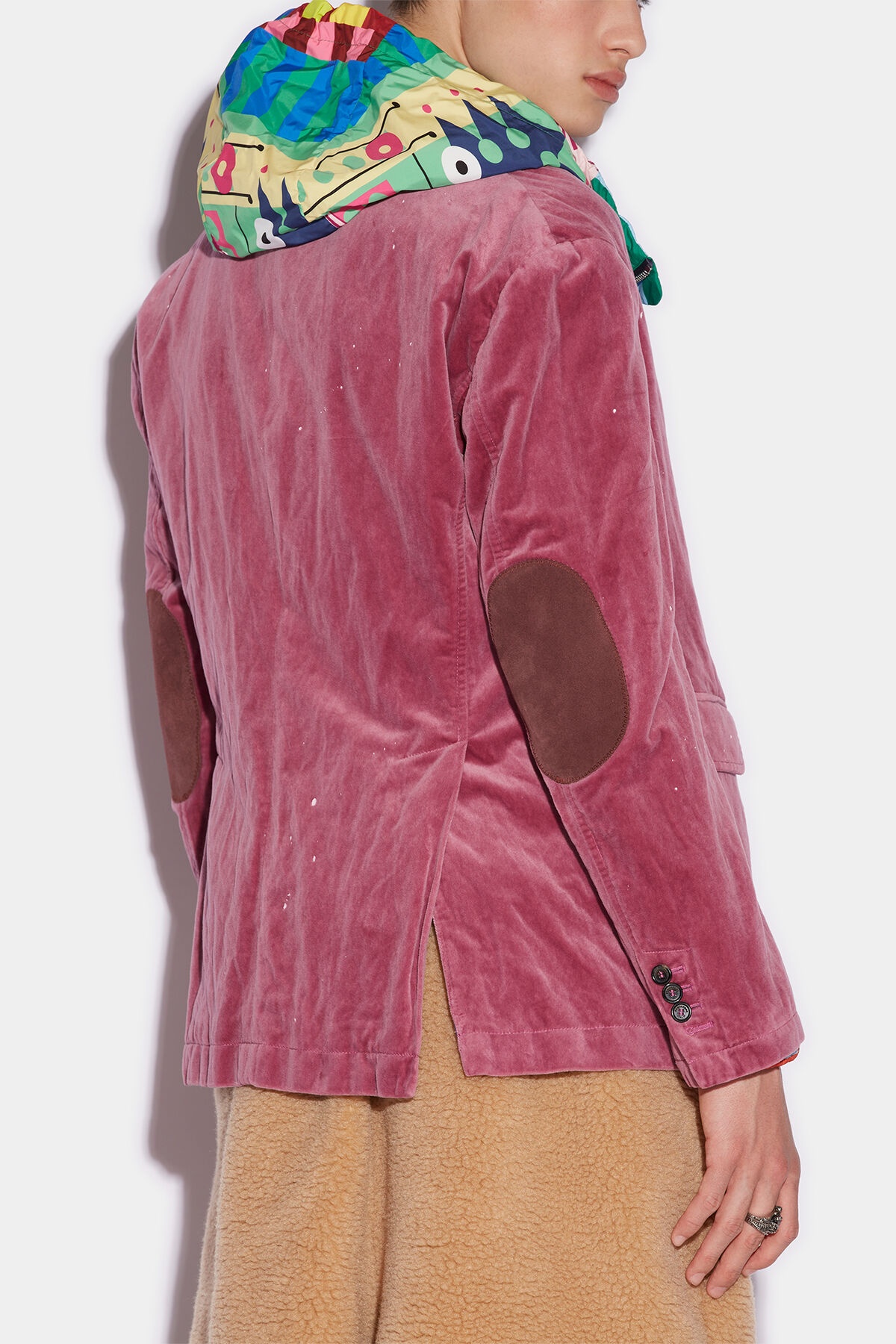 PAINT DROP RELAXED SHOULDER JACKET - 3