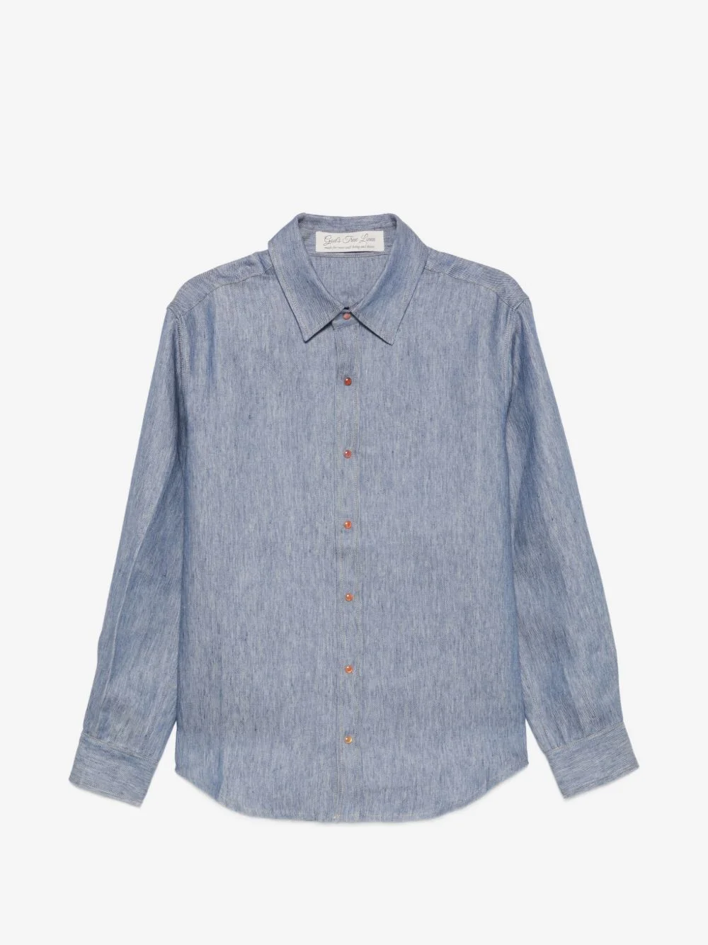 denim linen shirt - 1