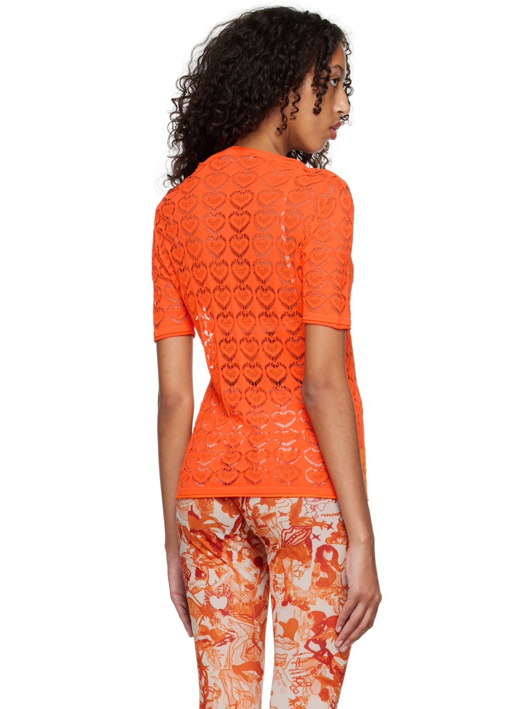 SSENSE Exclusive Orange Blouse - 3